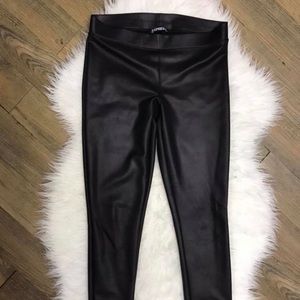 Express Vegan Leather Leggings